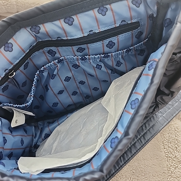 NEW LUG Metallic Indigo Harness Crossbody Bag NWT - Picture 8 of 9